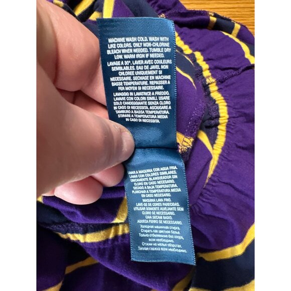 Ralph Lauren Striped Long-Sleeve Tunic Dress With Adjustable Waist Tie Size XL - Picture 10 of 12